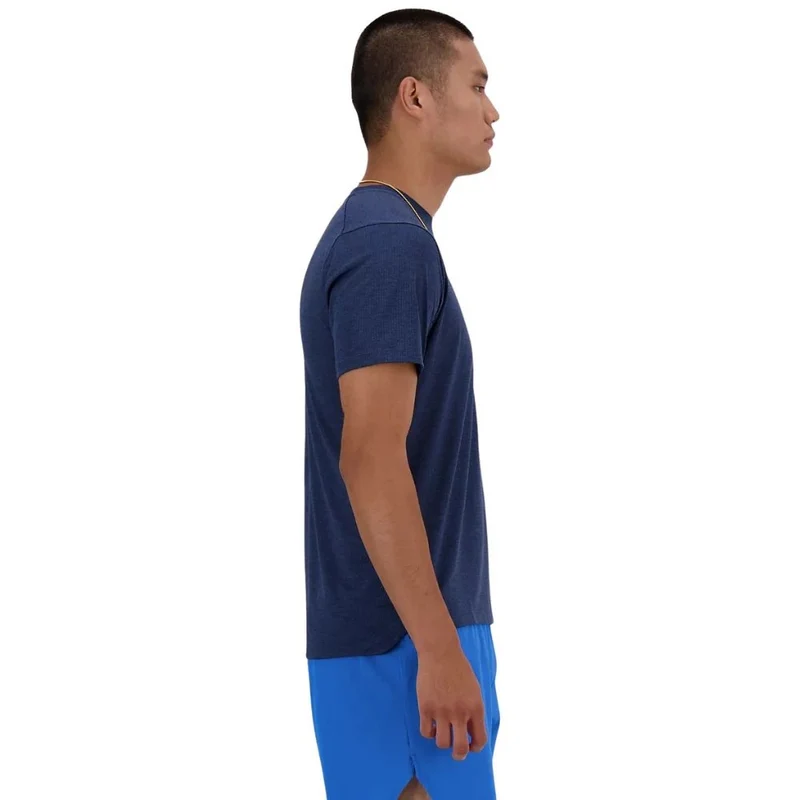 New Balance T-Shirt Athletics Heren Navy