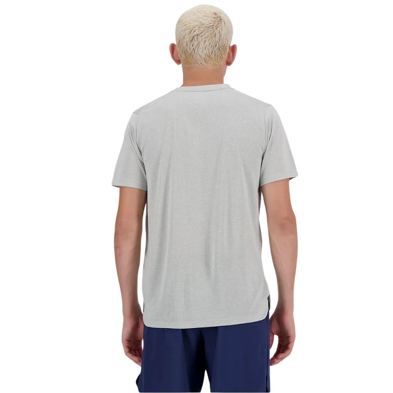 New Balance T-Shirt Athletics Heren Grijs