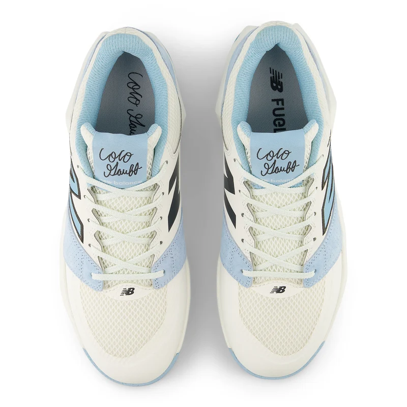 New Balance Tennisschoen Padelschoen Coco Delray Heren Wit Blauw