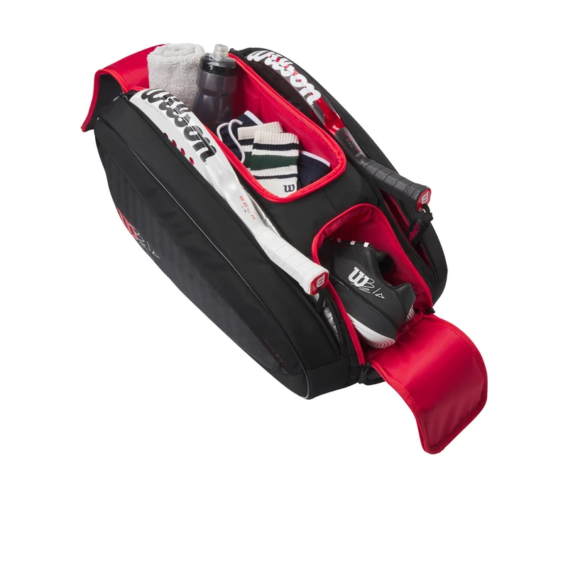 Wilson Padeltas Bela V3 Tour Padel Zwart Rood