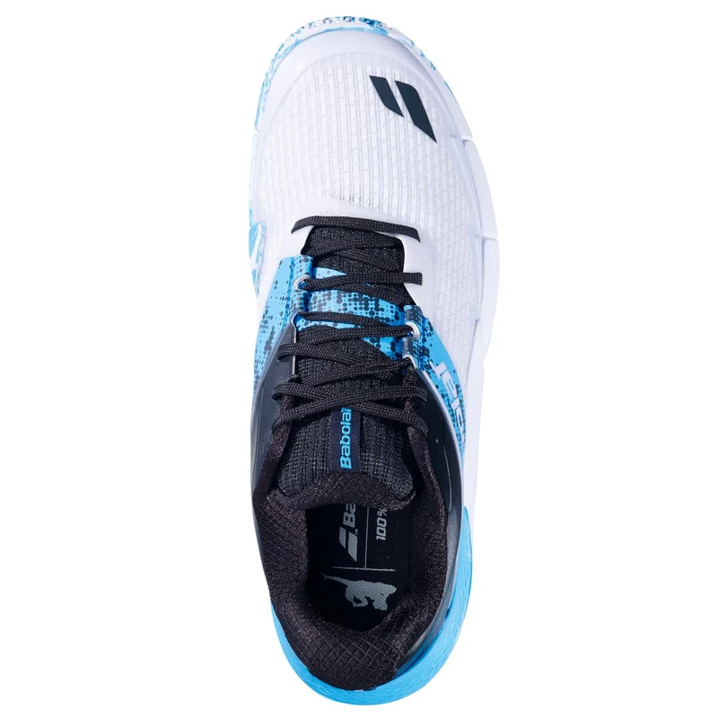 Babolat Movea 2 Padel Shoes (White/Cyan Blue)