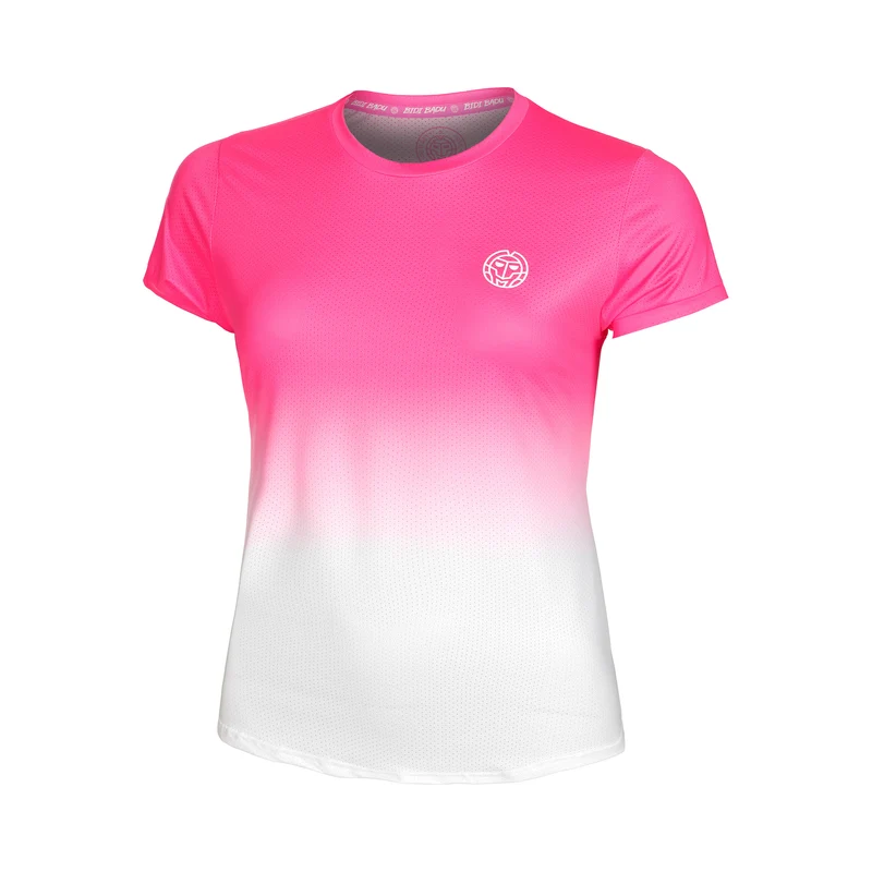 Crew Gradiant T-Shirt Mädchen-Pink,Weiß