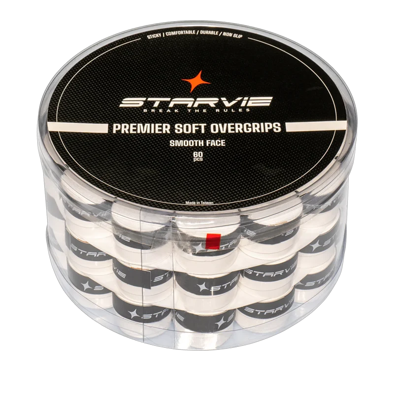 Tambor Overgrips Starvie Tacky Touch Smooth Blanco (x60)