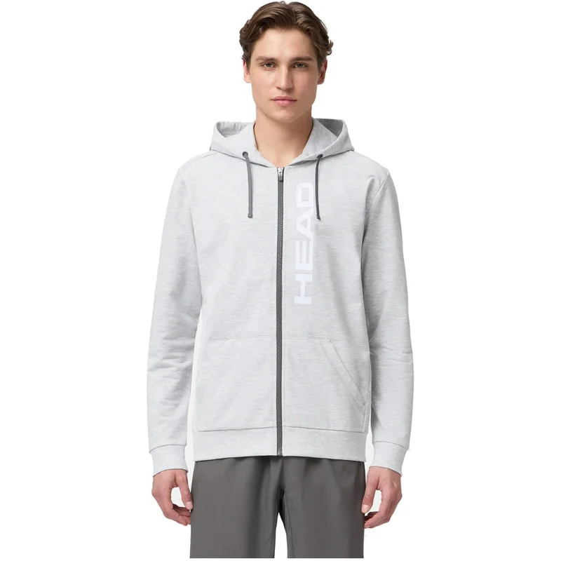 Head Club Original Hoodie FZ Grey Melange