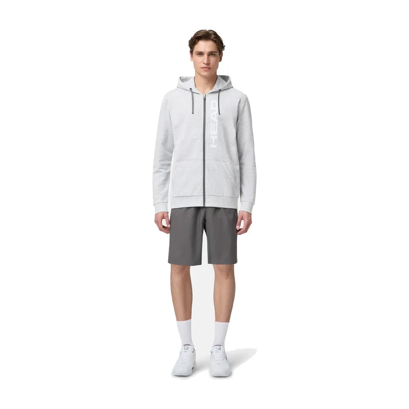 Head Club Original Hoodie FZ Grey Melange