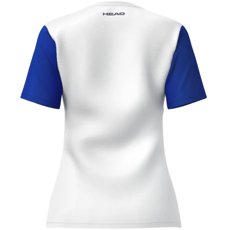 Head Club 25 Tech T-shirt W Royal/White