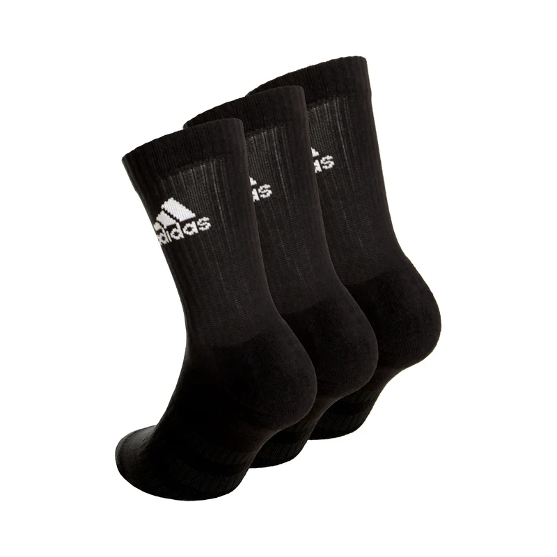 Cush Crew Sportsocken 3er Pack Unisex - schwarz, weiß