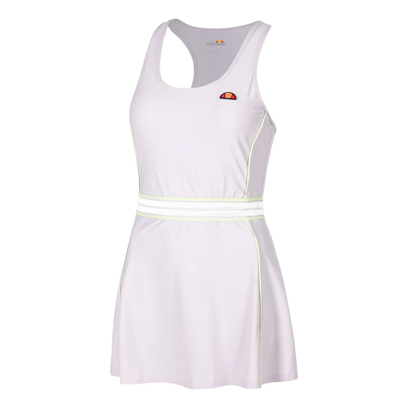 Fitzroy Kleid Damen-Flieder,Weiß