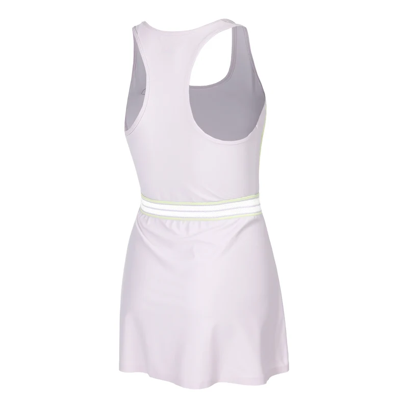 Fitzroy Kleid Damen-Flieder,Weiß