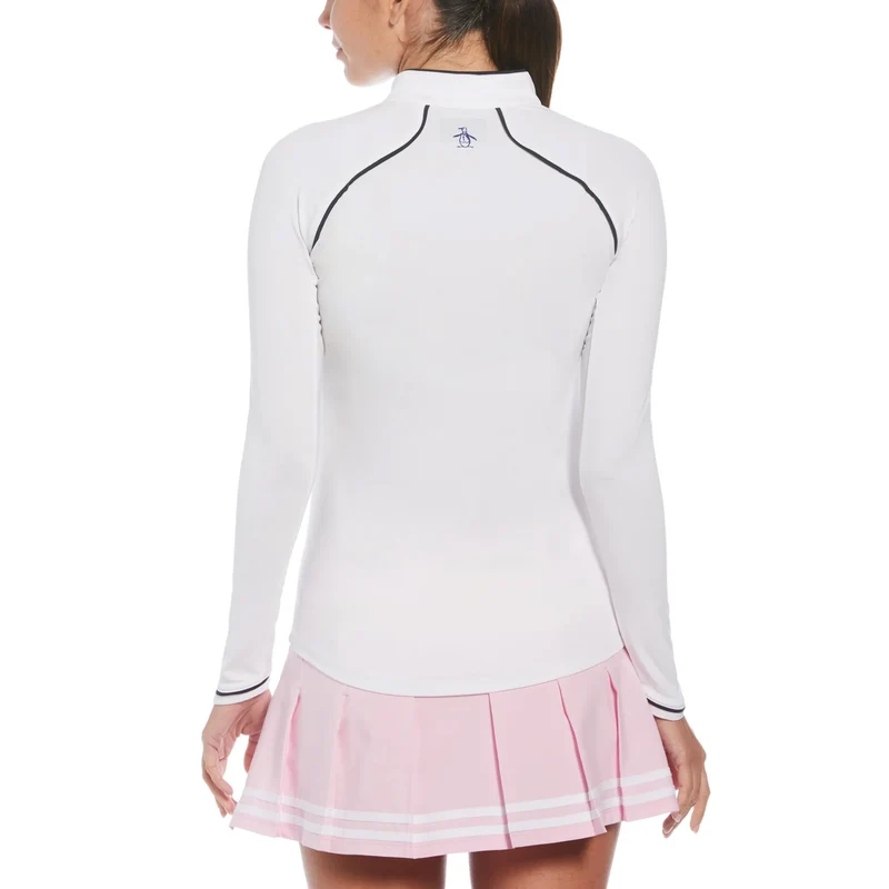 Solid Sun Protection Trainingsjacke Damen-Weiß