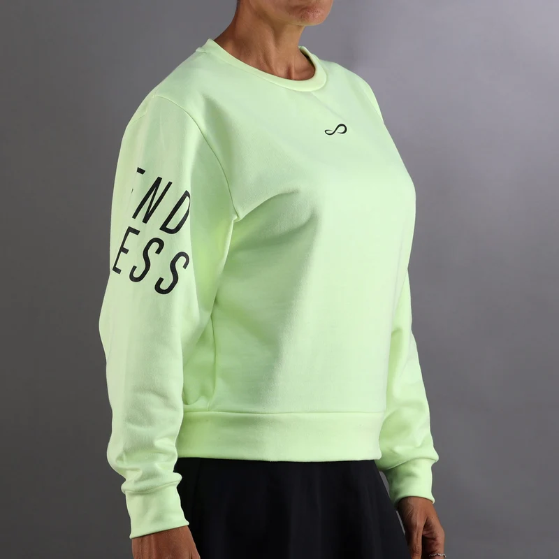 Swell Sweatshirt Damen-Neongelb,Dunkelblau