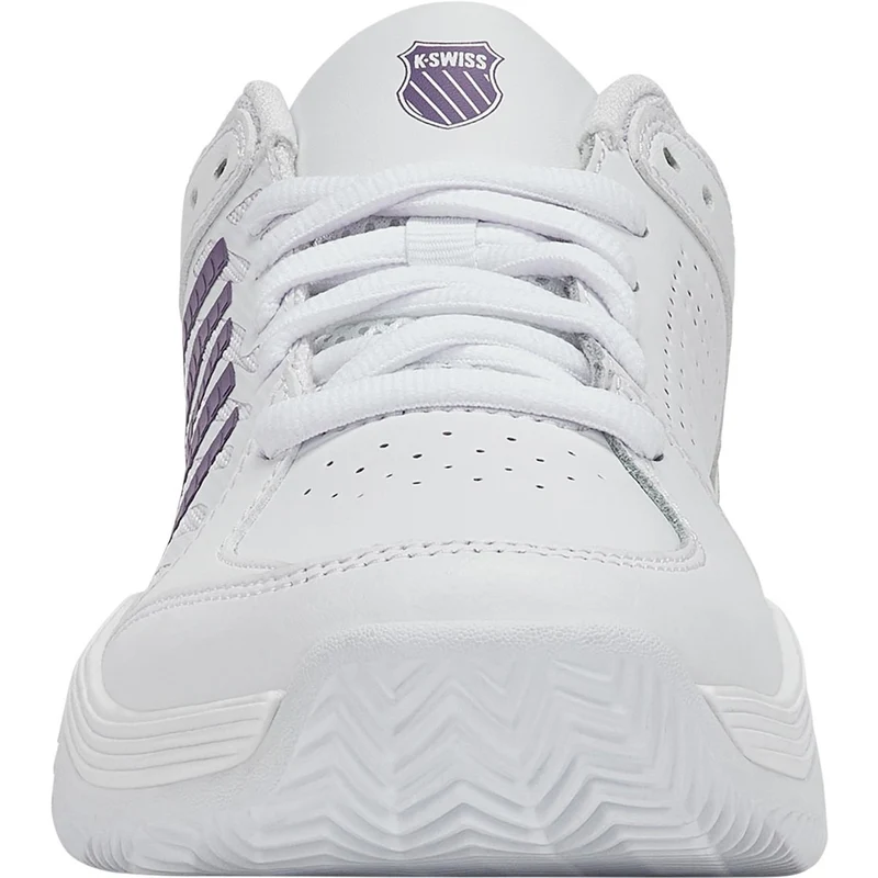 K-Swiss Tennisschoen Padelschoen Court Express 2 Clay Dames Wit Paars