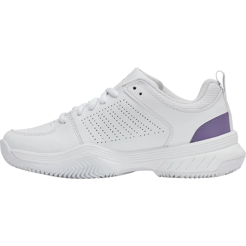 K-Swiss Tennisschoen Padelschoen Court Express 2 Clay Dames Wit Paars