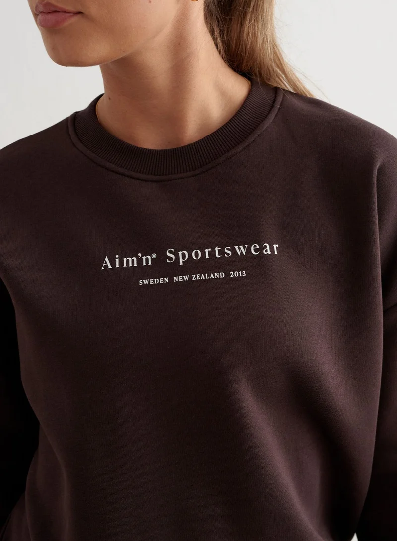 Cacao Serif Sweatshirt