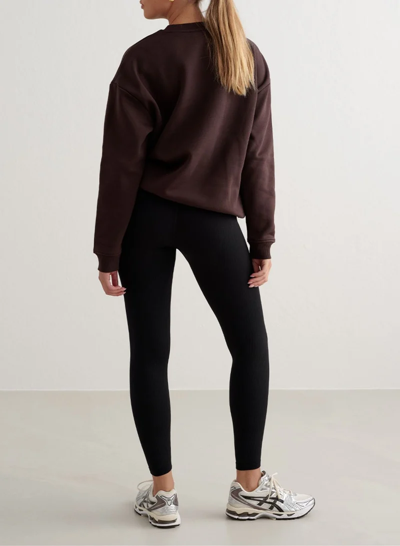 Cacao Serif Sweatshirt