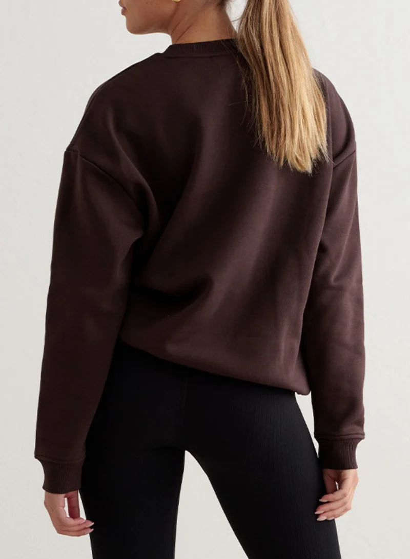 Cacao Serif Sweatshirt