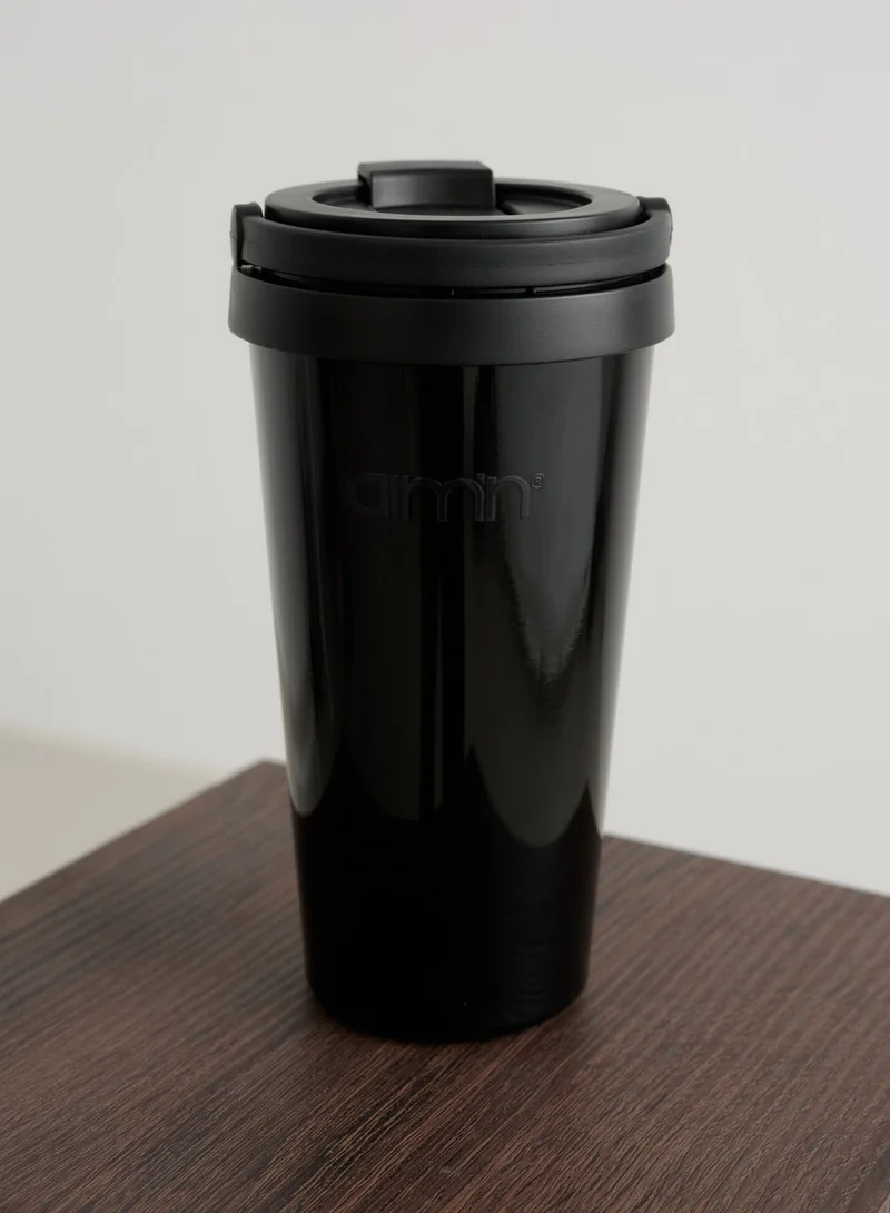 Glossy Black To Go Mug