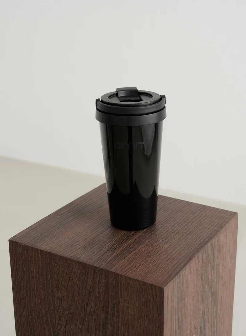 Glossy Black To Go Mug