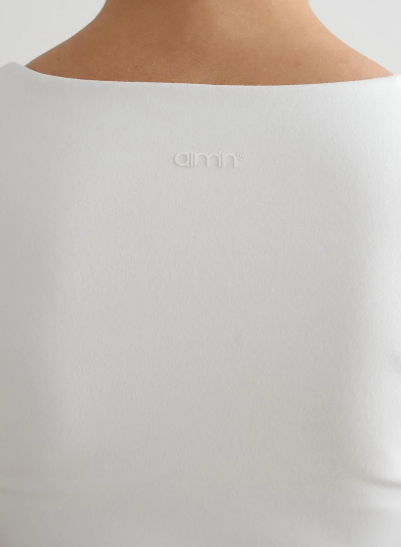 White Sense Short Sleeve Bralette