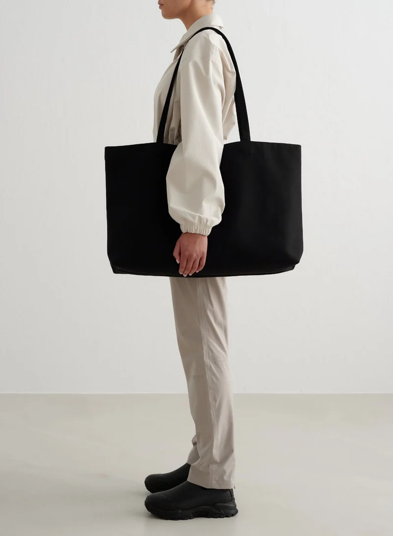 Black Waterproof Apparel Tote Bag