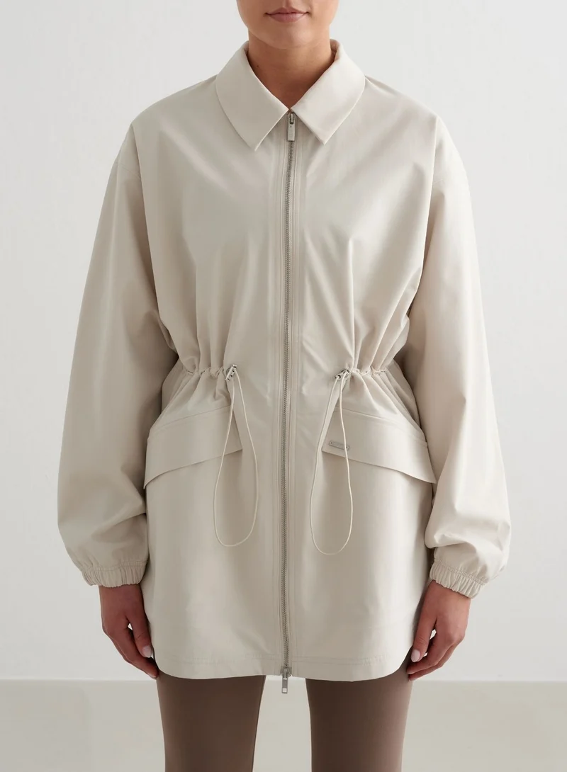 Clay Waterproof Zip Jacket