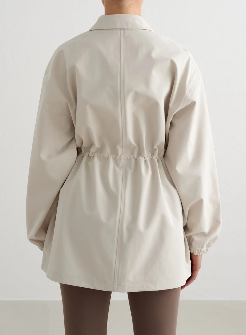 Clay Waterproof Zip Jacket