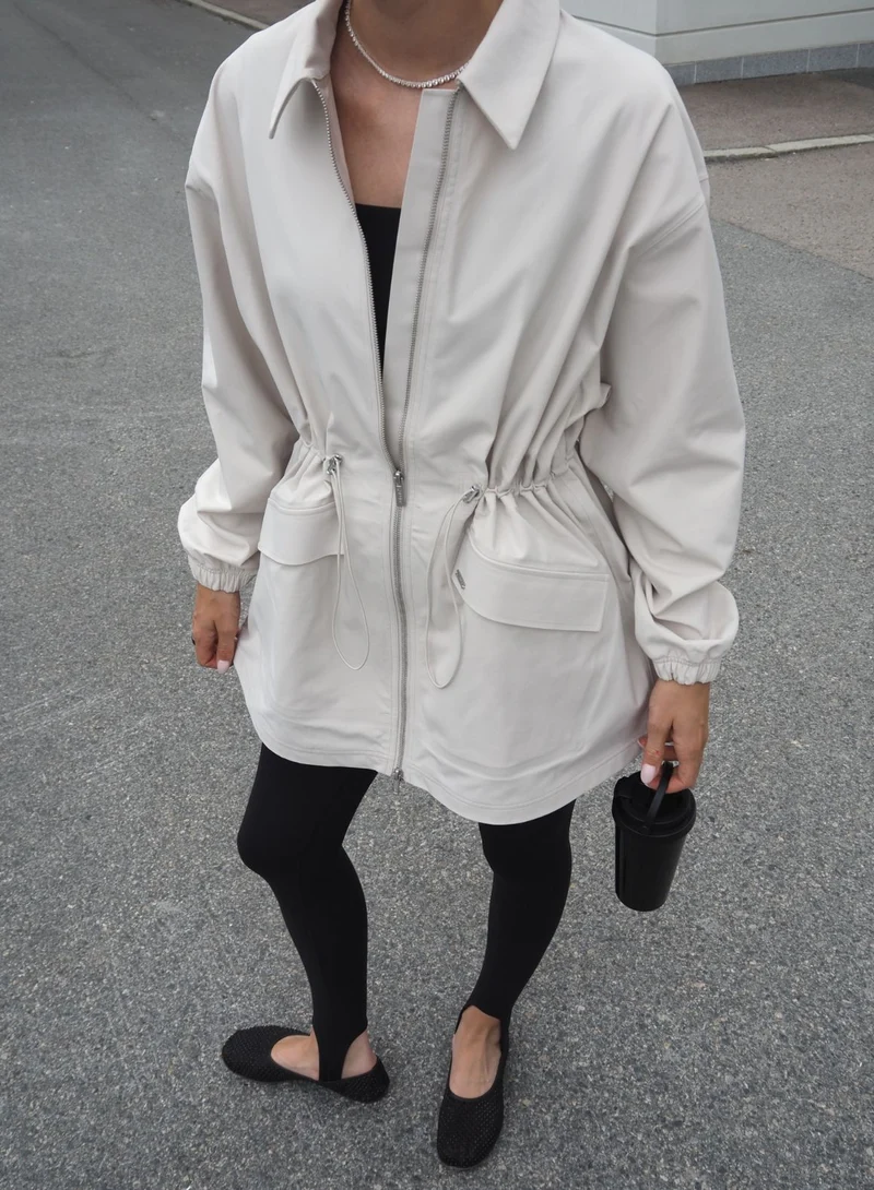 Clay Waterproof Zip Jacket