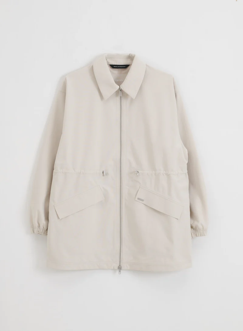 Clay Waterproof Zip Jacket