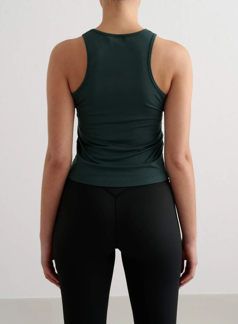 Deep Emerald Soft Basic Singlet
