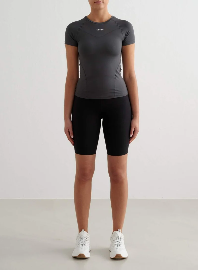 Shadow Grey Soft Basic Short Sleeve