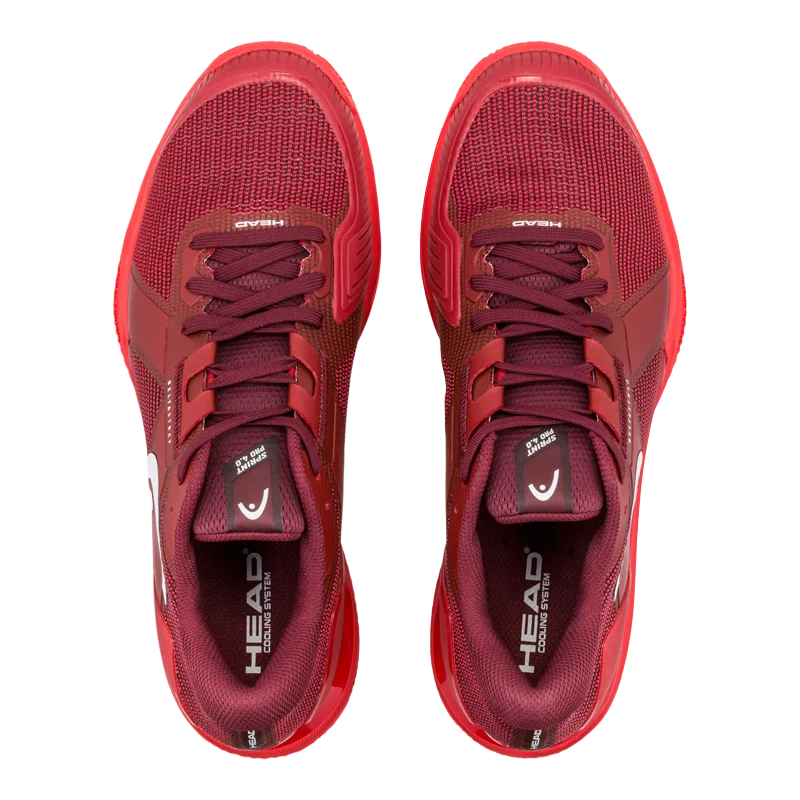 Zapatillas Head Sprint Pro 4.0 Clay Red/Dark Red 2026