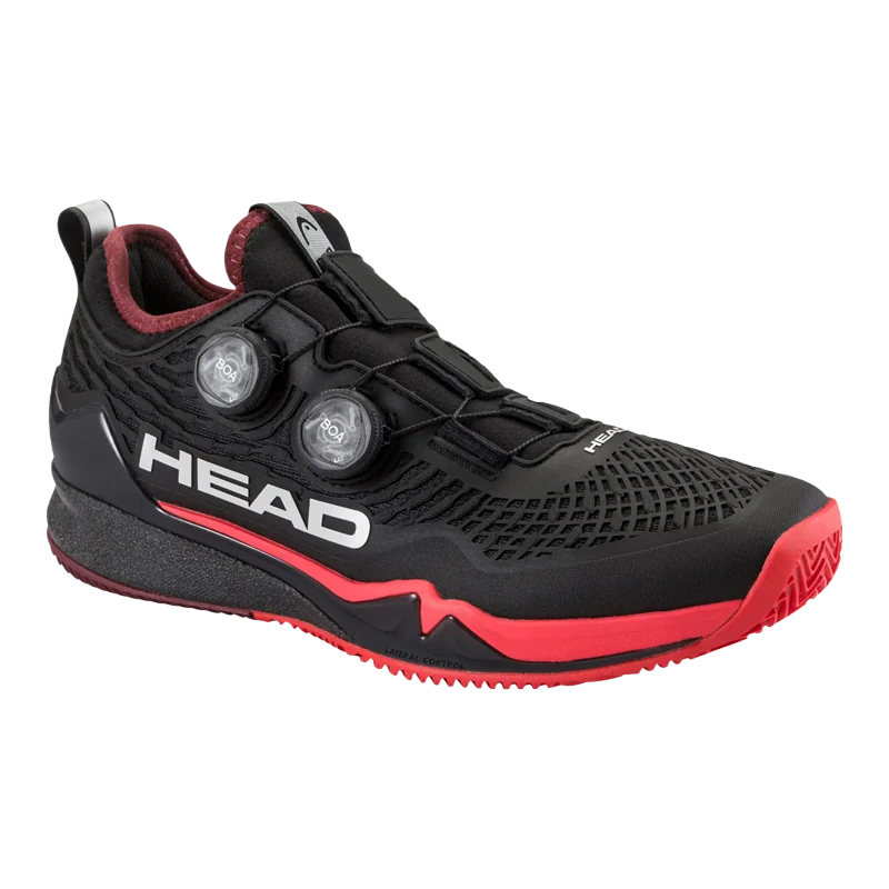 Zapatillas Head Endure Pro Boa Clay Black/Red 2026