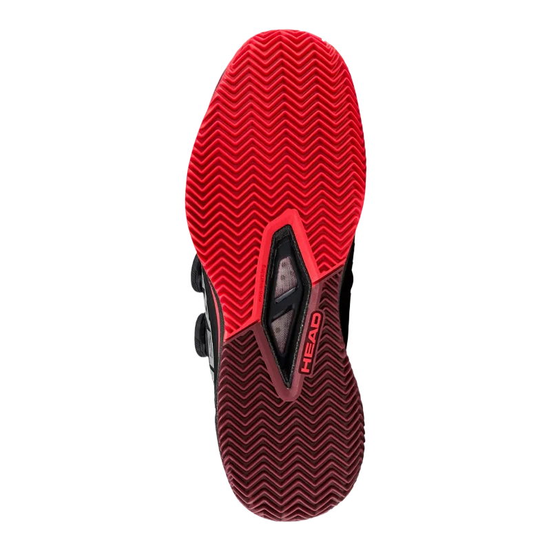 Zapatillas Head Endure Pro Boa Clay Black/Red 2026