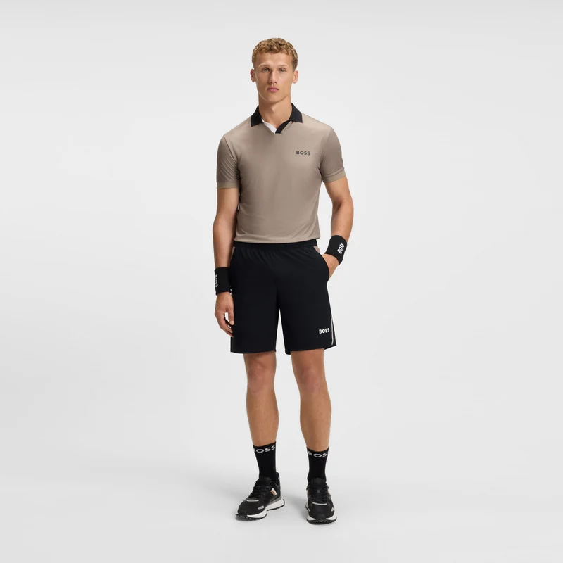 Match 9in Shorts Herren-Schwarz