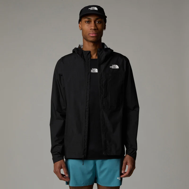 Higher Run Rain Laufjacke Herren-Schwarz