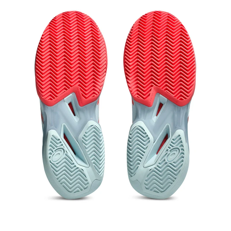 Solution Speed FF 4 Sandplatzschuh Damen - hellblau, neonpink