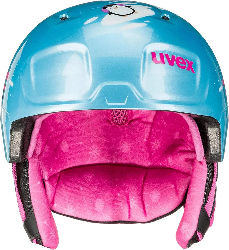 uvex MANIC Ski-Snowboardhelm mint penguin Kinder