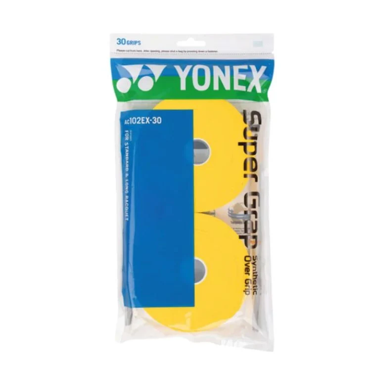 Yonex Overgrip Wet Super Grap Geel Rol 30 Stuks