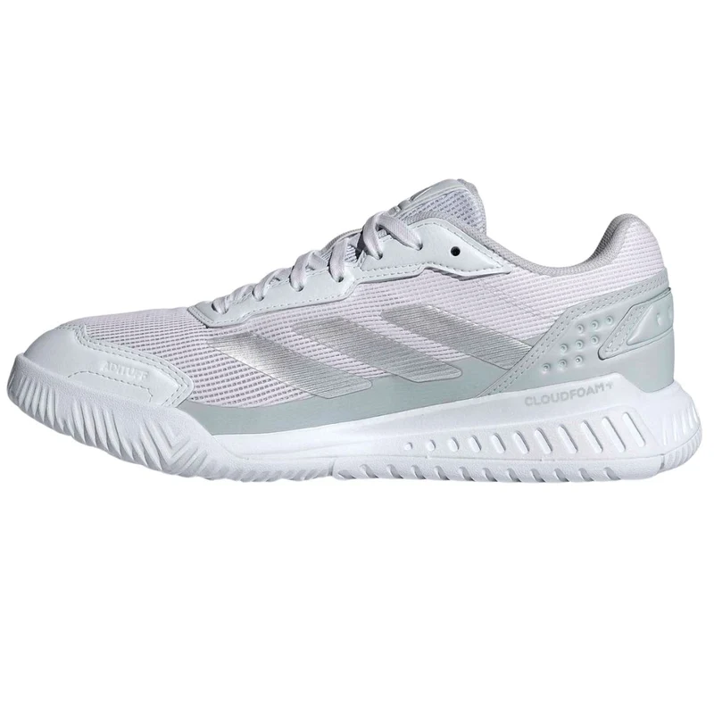 Adidas Padelschoen Courtquick Padel Dames Wit Zilver
