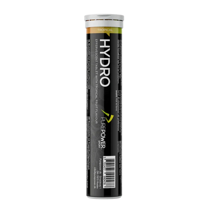 PurePower Hydrotabs Electrolytes Tropical Flavor (1 tube with 20 tablets)