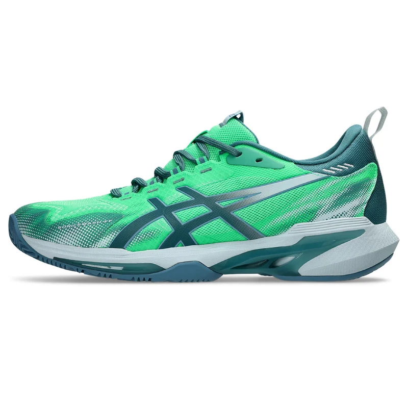 Asics Padelschoen Sonicsmash FF Heren Groen Blauw