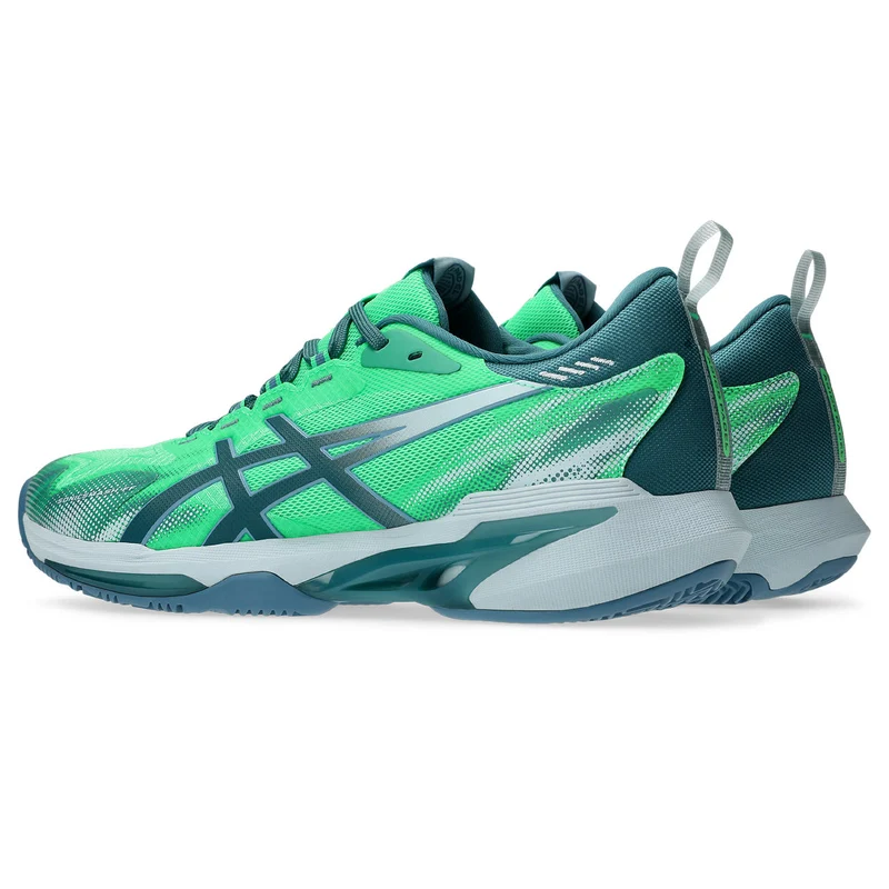 Asics Padelschoen Sonicsmash FF Heren Groen Blauw