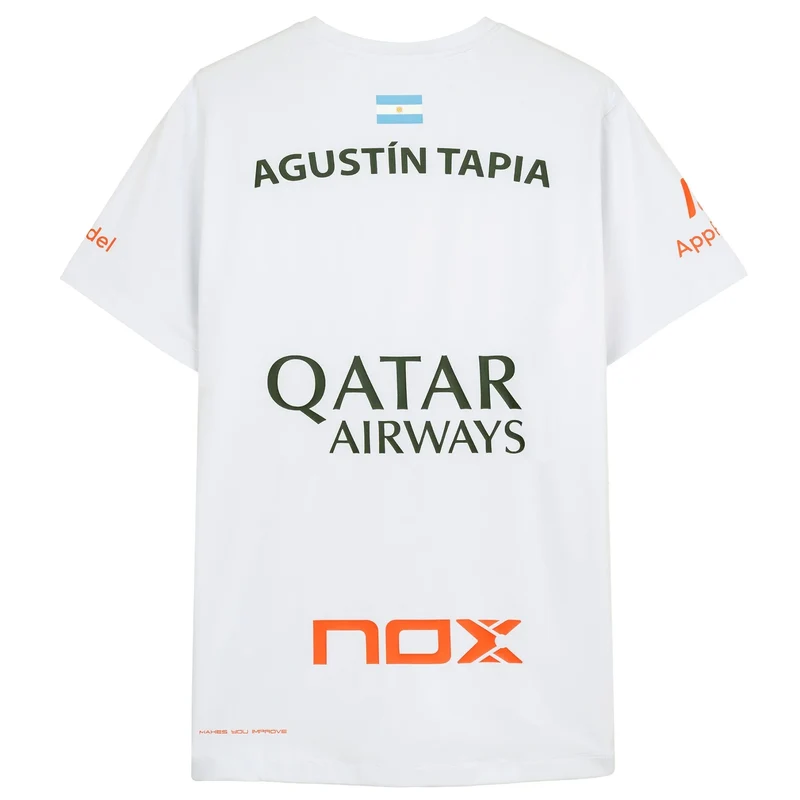 Nox Agustin Tapia Sponsors AT10 T-shirt (White)