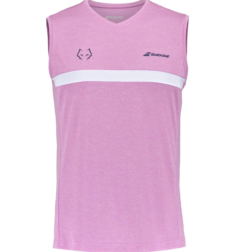 Babolat Juan Lebron Muscle Tanktop (Pink Heather)