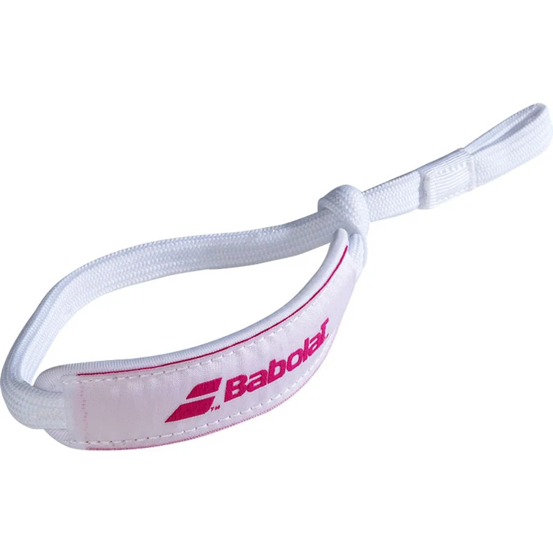 Babolat Wrist Strap Wit/Roze