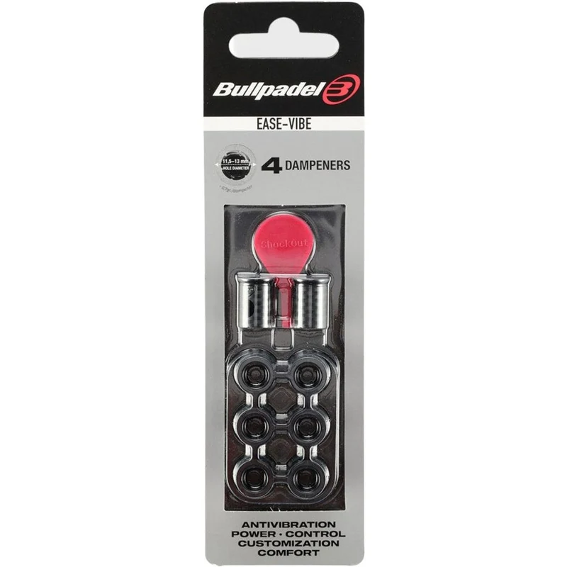 Bullpadel Ease Vibe Dempers Zwart