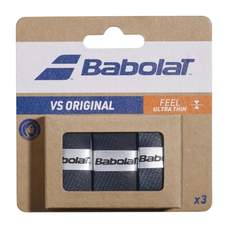 Babolat Overgrips VS Original Black/Blue (3 Stuks)