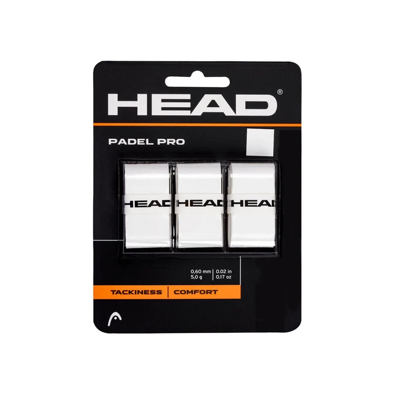 HEAD Padel Pro Overgrip White (3-Pack)