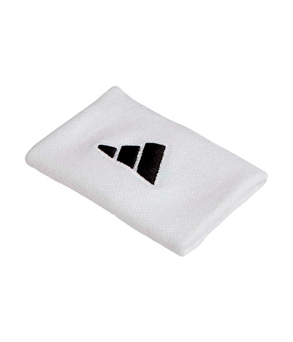 Muñequera Adidas Larga Blanca Logo Grande (Pack x2)
