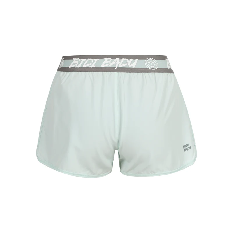 Tiida Tech 2 In 1 Shorts Ballshorts Damen-Mint,Grau